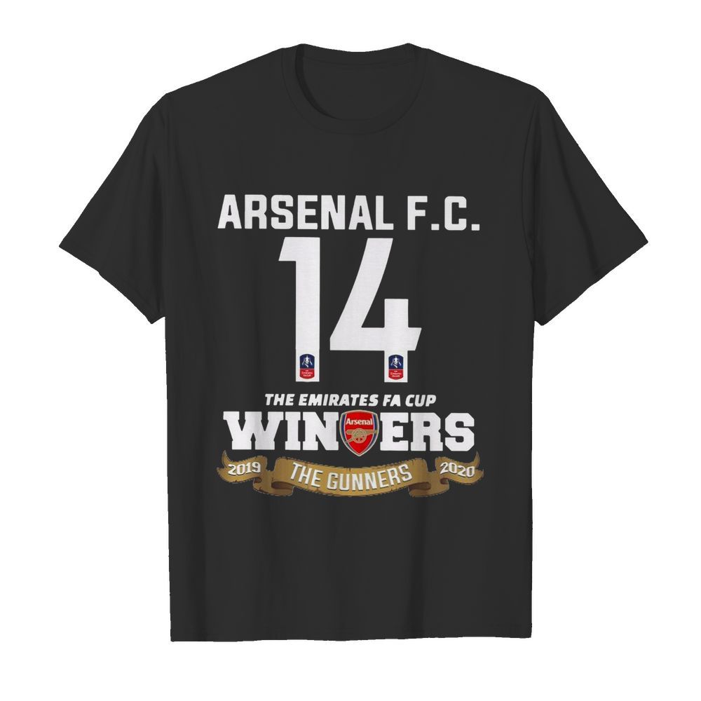 Arsenal Fc 14 The Emirates Fa Cup Winners 2019 The Gunners 2020 shirt