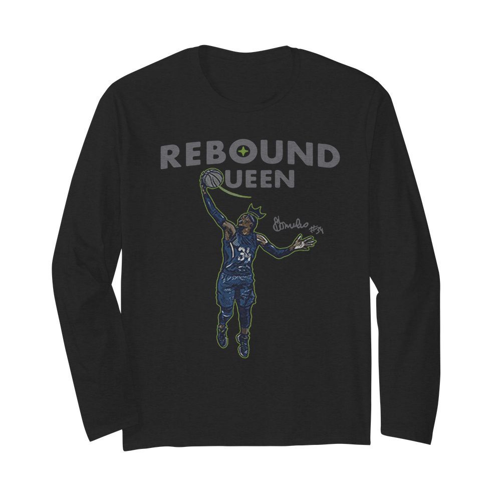 Awesome Sylvia Fowles Rebound Queen 2020  Long Sleeved T-shirt 