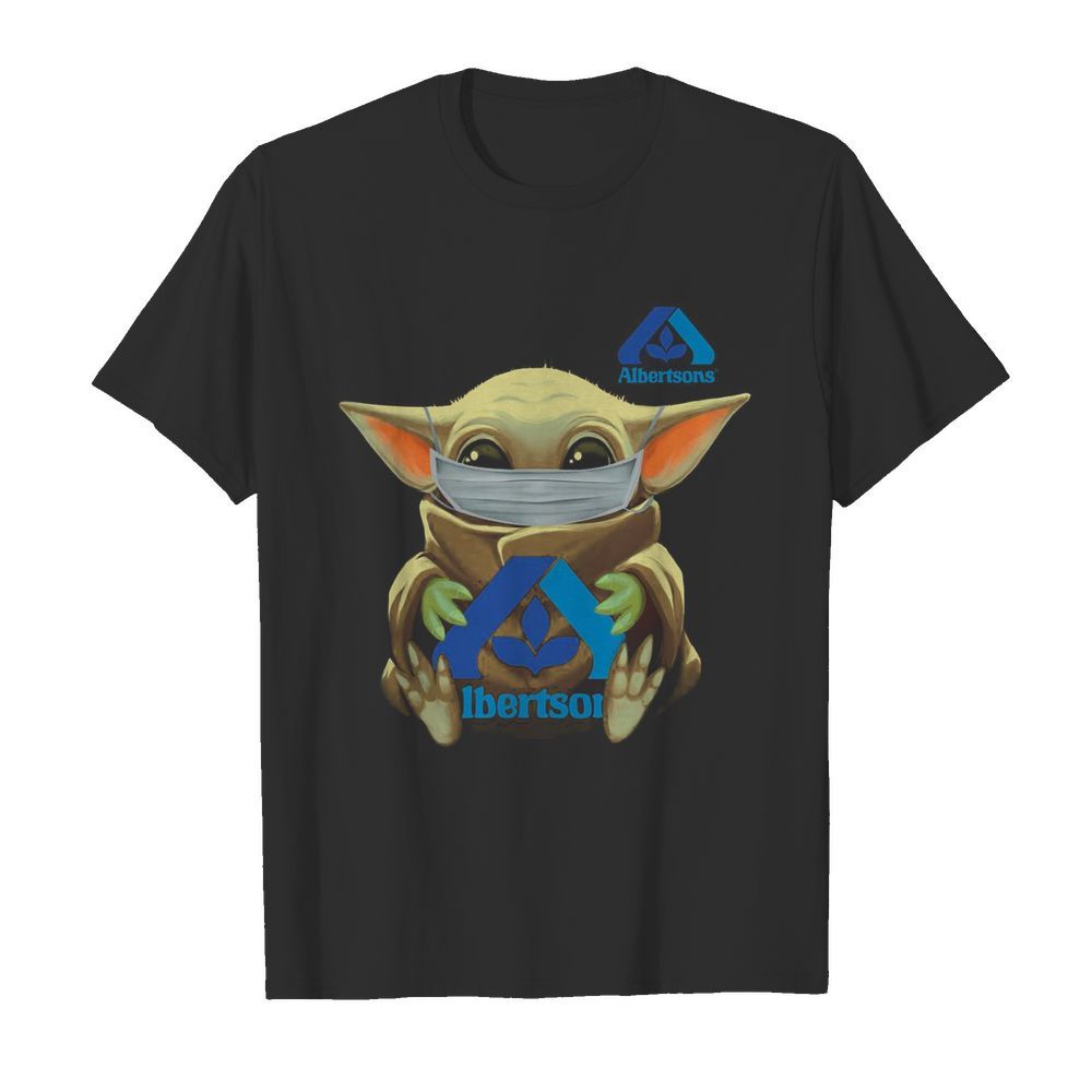 Baby Yoda Face Mask Hug Albertsons shirt