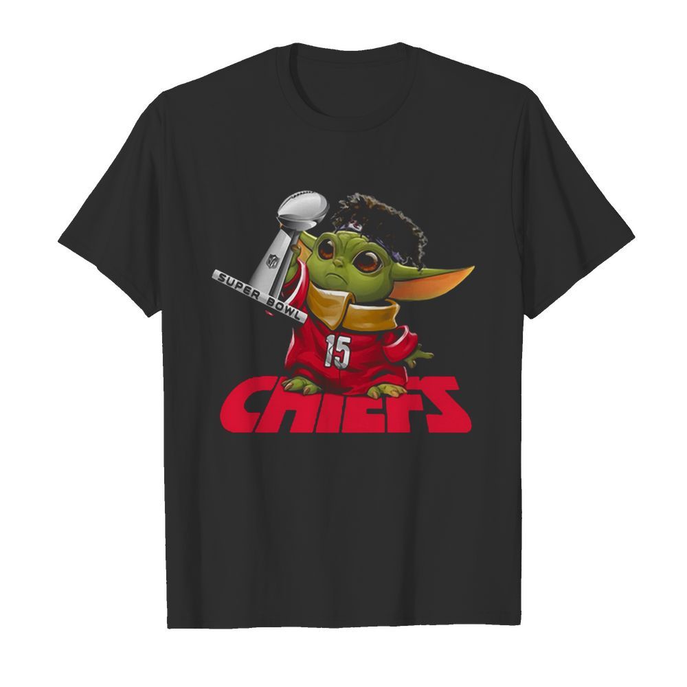 Baby Yoda Mashup Patrick Mahomes Super Bowl Kansas City Chiefs shirt