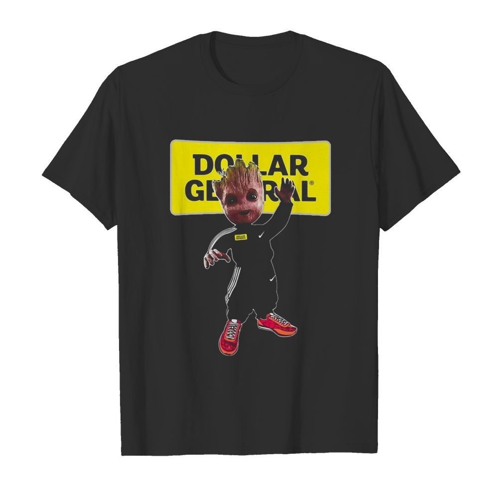 Baby groot dollar general logo shirt