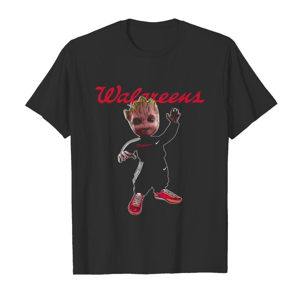 Baby groot walgreens logo shirt