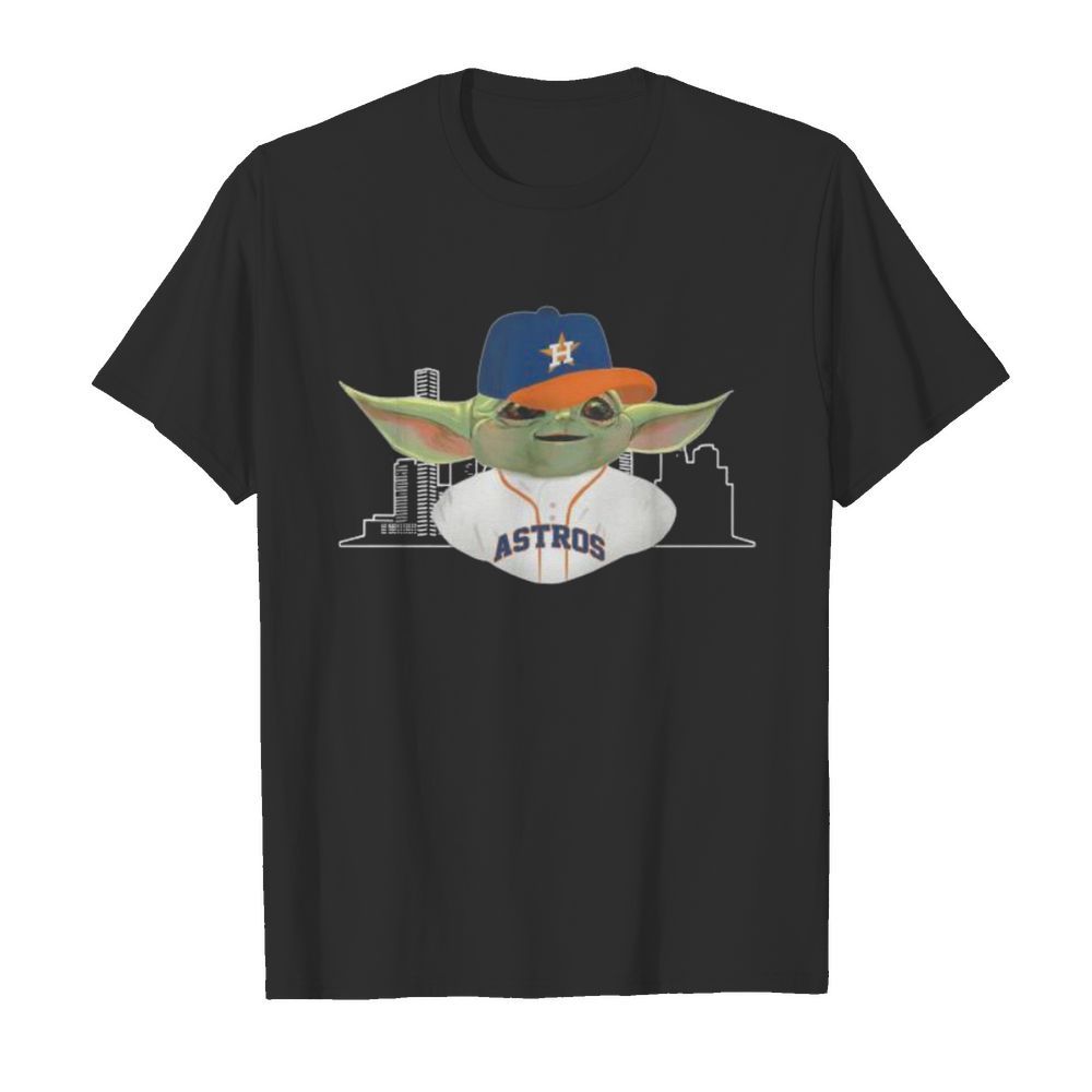 Baby yoda houston astros baseball player shirt