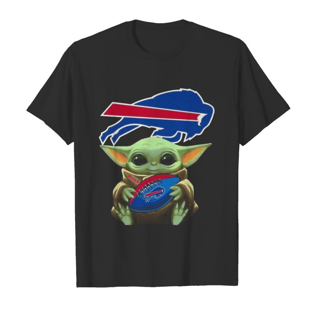 Baby yoda hug buffalo bills football  Classic Men's T-shirt