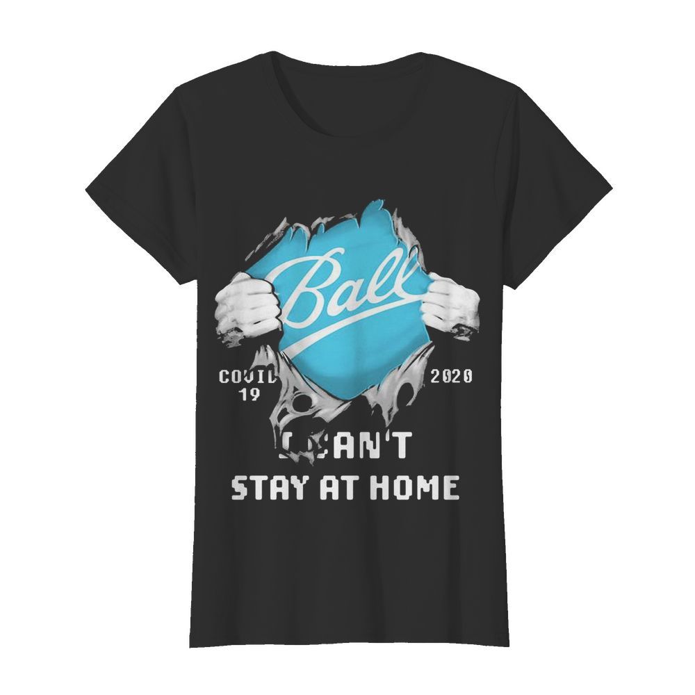 Ball I can’t stay at home Covid-19 2020 superman  Classic Women's T-shirt