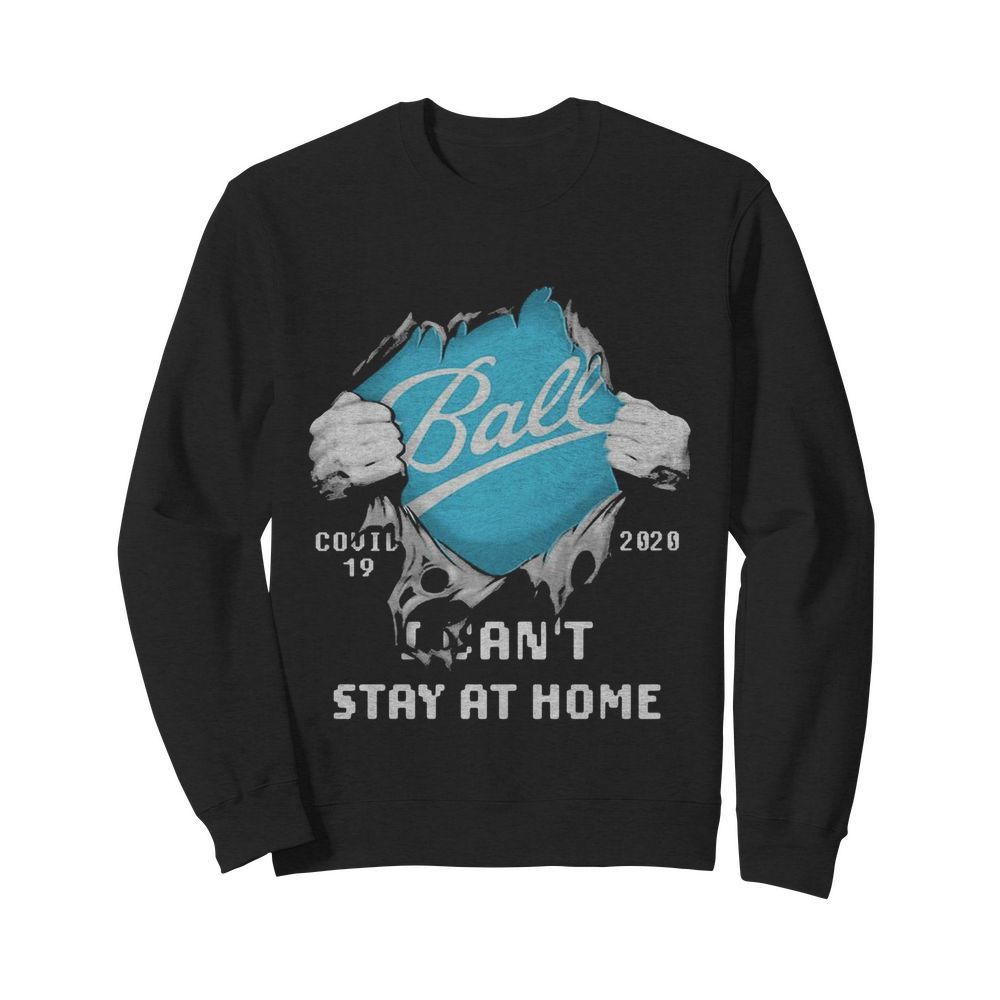 Ball I can’t stay at home Covid-19 2020 superman  Unisex Sweatshirt