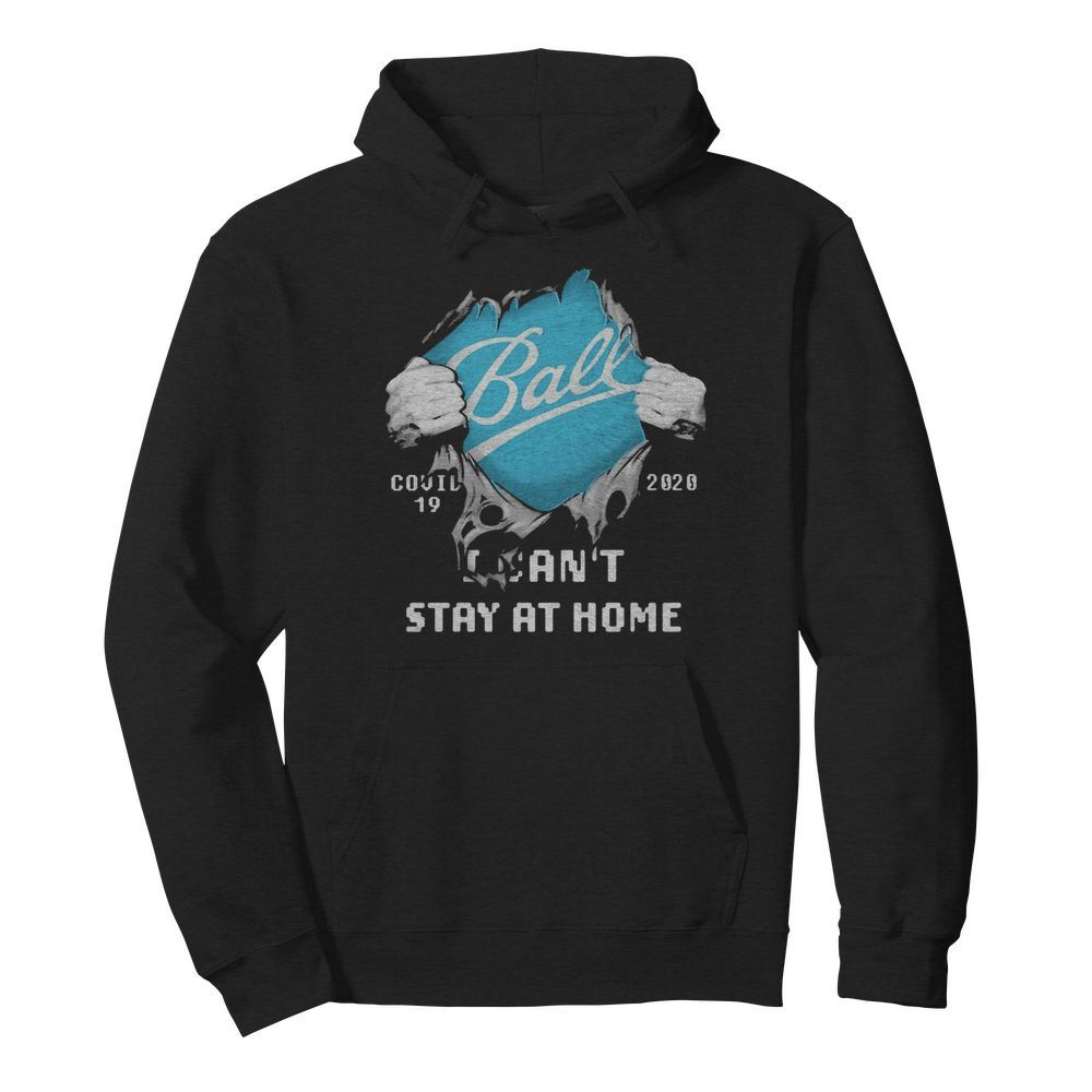 Ball I can’t stay at home Covid-19 2020 superman  Unisex Hoodie