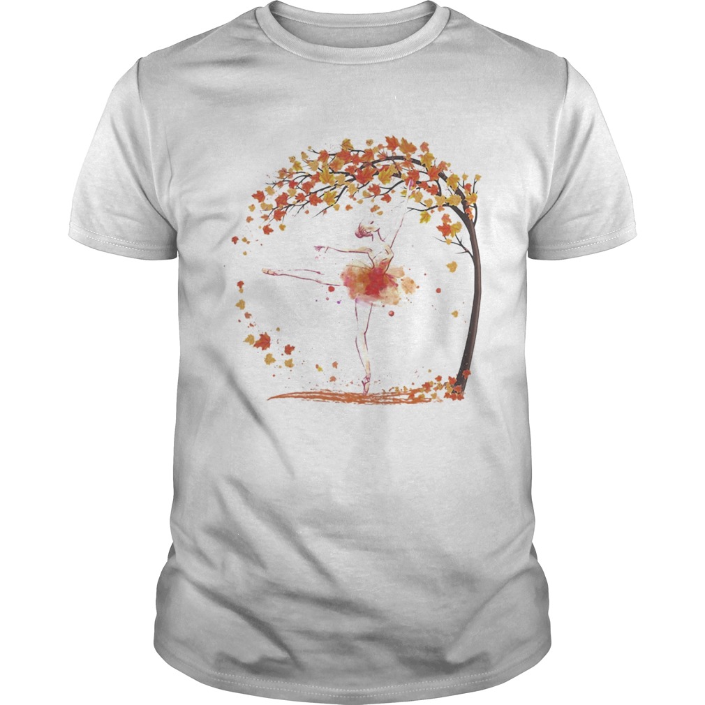 Ballet dance fall maple leaves  Unisex