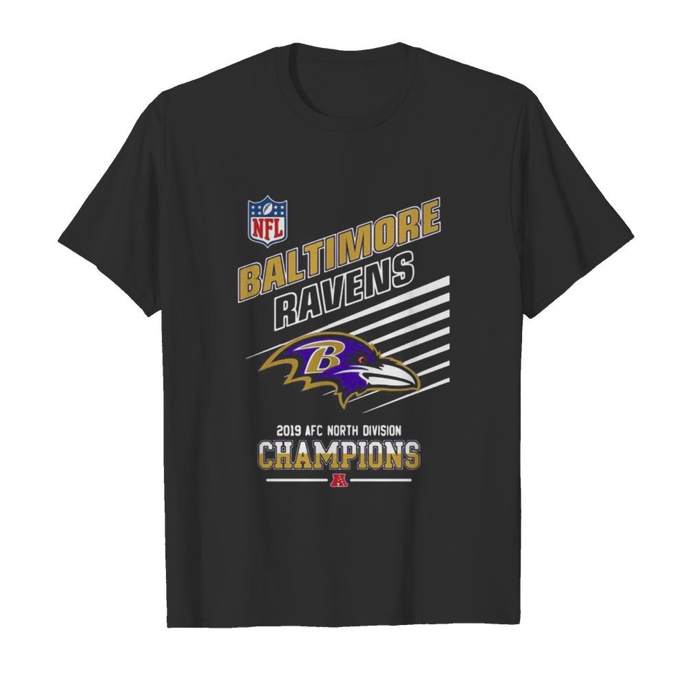 Baltimore ravens football 2019 afc north division champions shirt