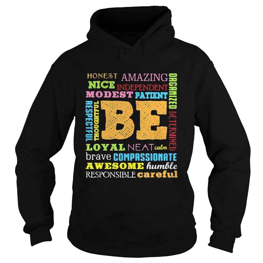 Be Awesome Word Cloud Growth Mindset Teacher Power of Yet  Hoodie