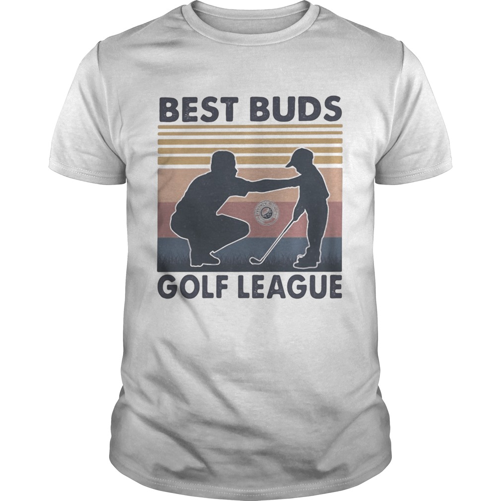 Best buds golf league vintage retro shirt