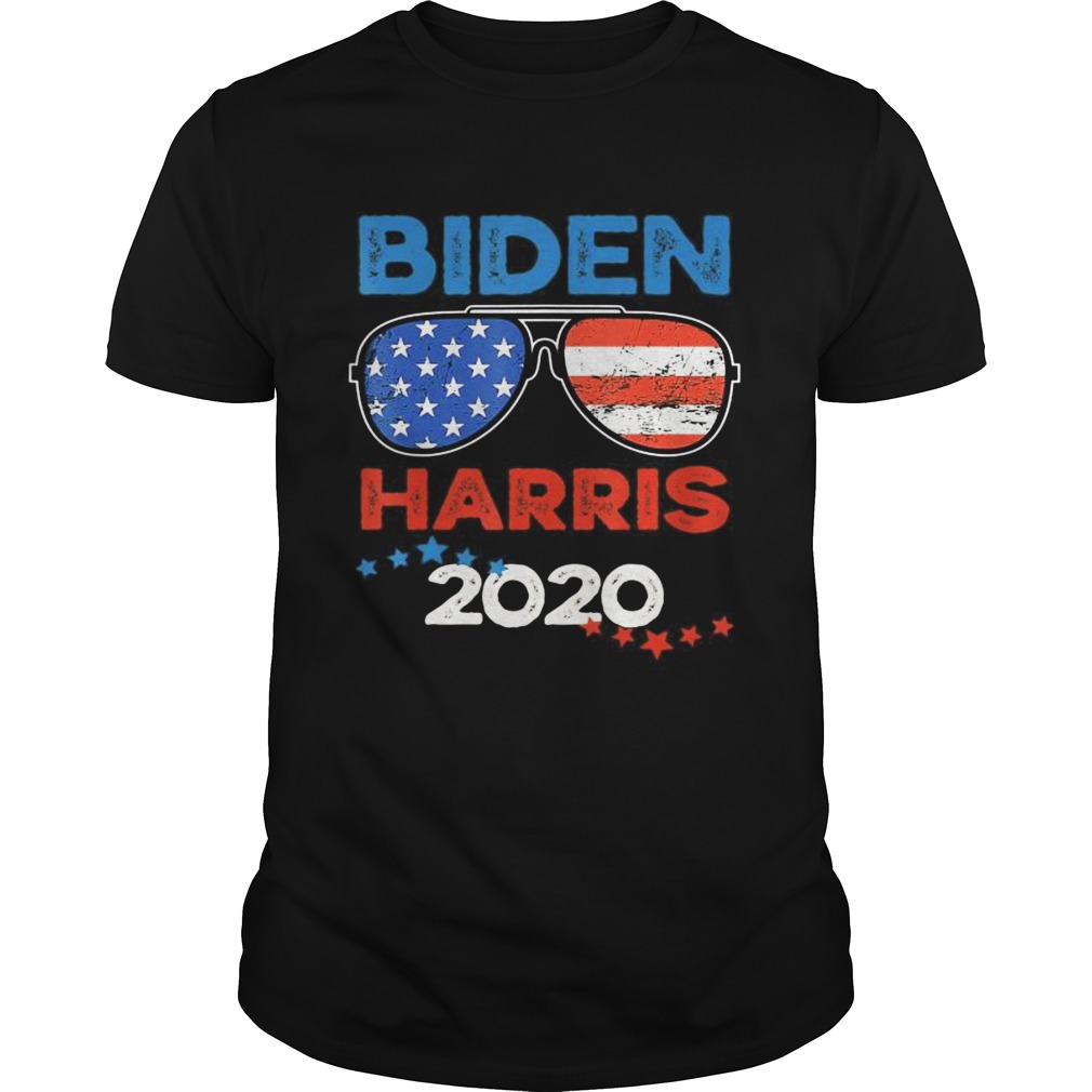 Biden Harris 2020 American Flag Sunglasses Vintage Style shirt