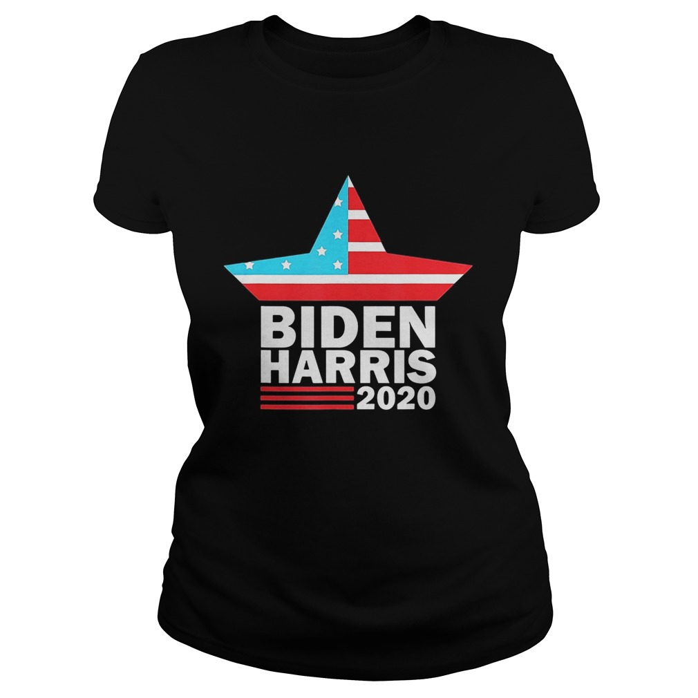 Biden Harris 2020 Star American Flag  Classic Ladies