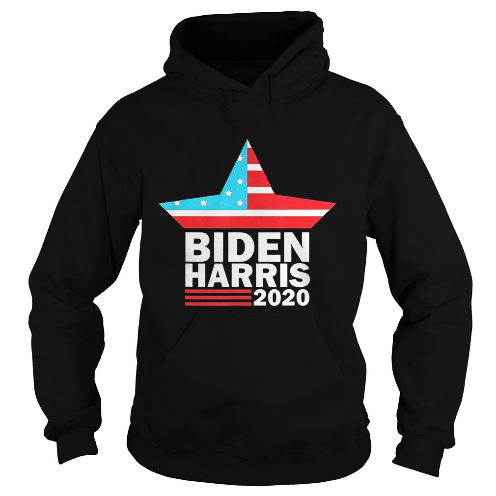 Biden Harris 2020 Star American Flag  Hoodie