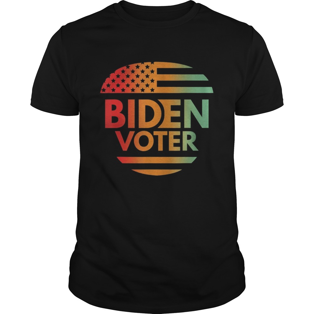 Biden Voter American Flag Vintage Retro  Unisex