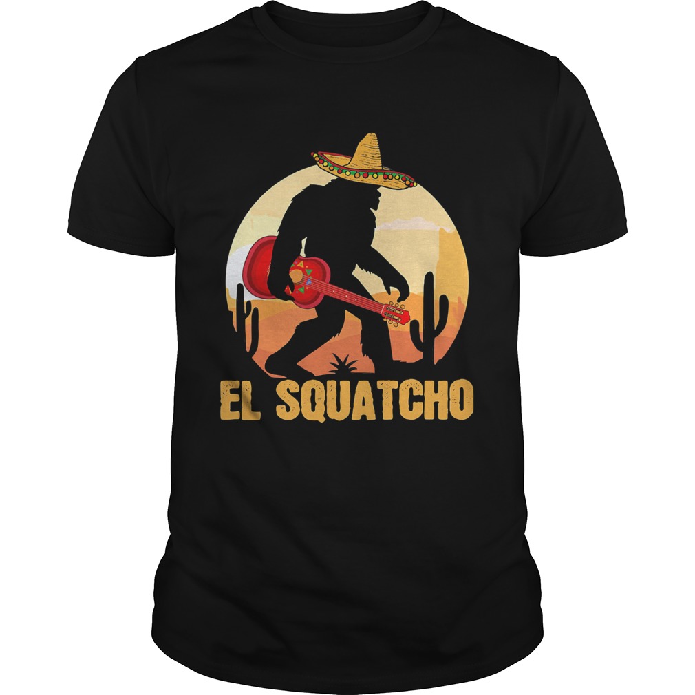 Bigfoot Hug Guitar El Squatcho  Unisex