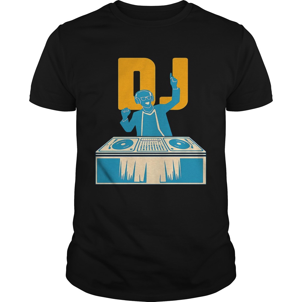 Black DJ music shirt