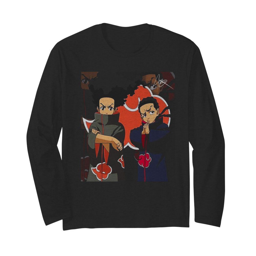 Black Girl Style Akatsuki Naruto  Long Sleeved T-shirt 