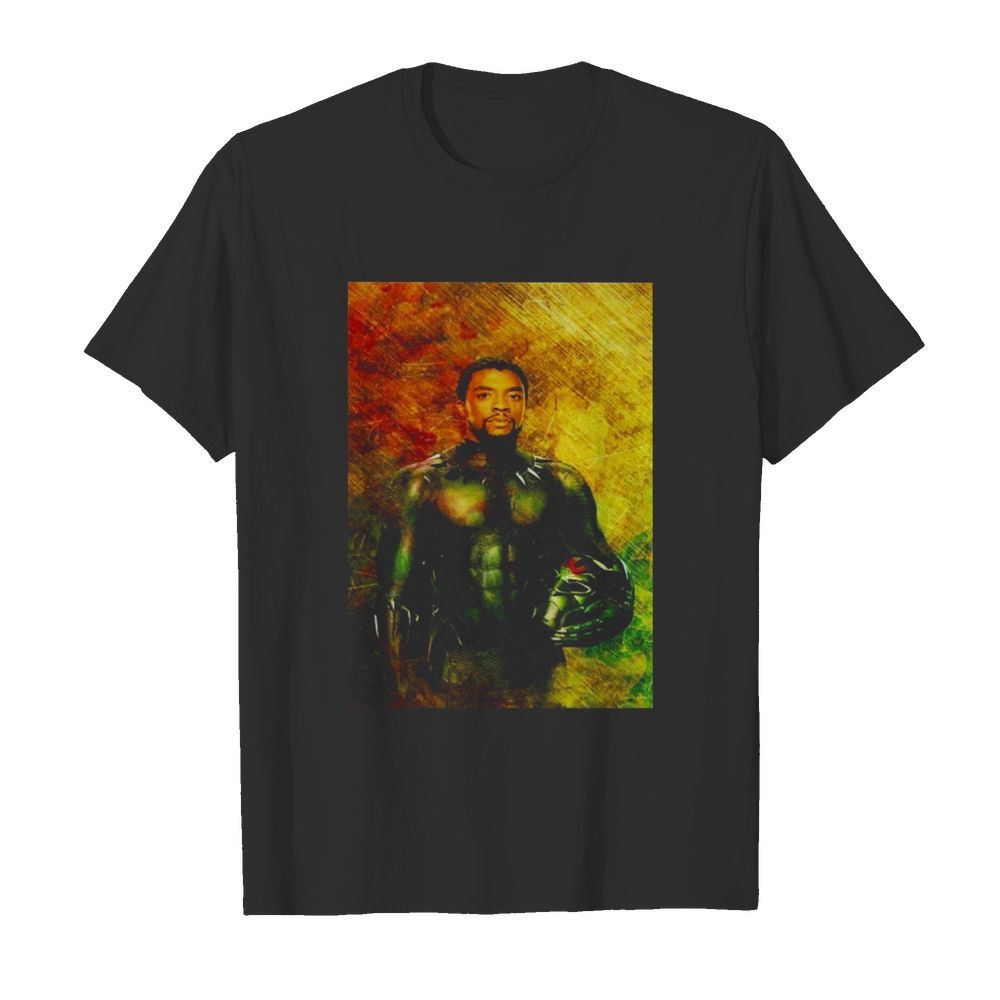 Black Panther Chadwick Boseman 1977 2020 Thank You For The Memories shirt