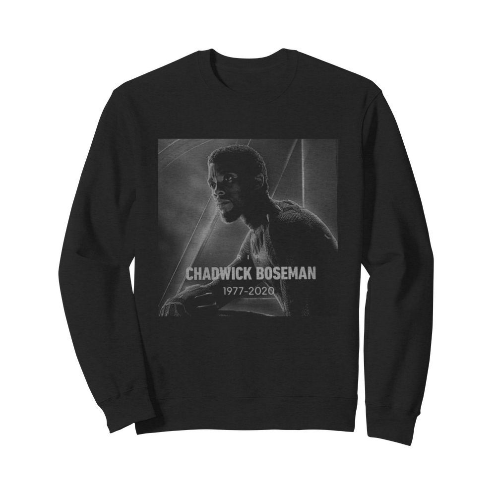 Black Panther Chadwick Boseman 1977-2020  Unisex Sweatshirt