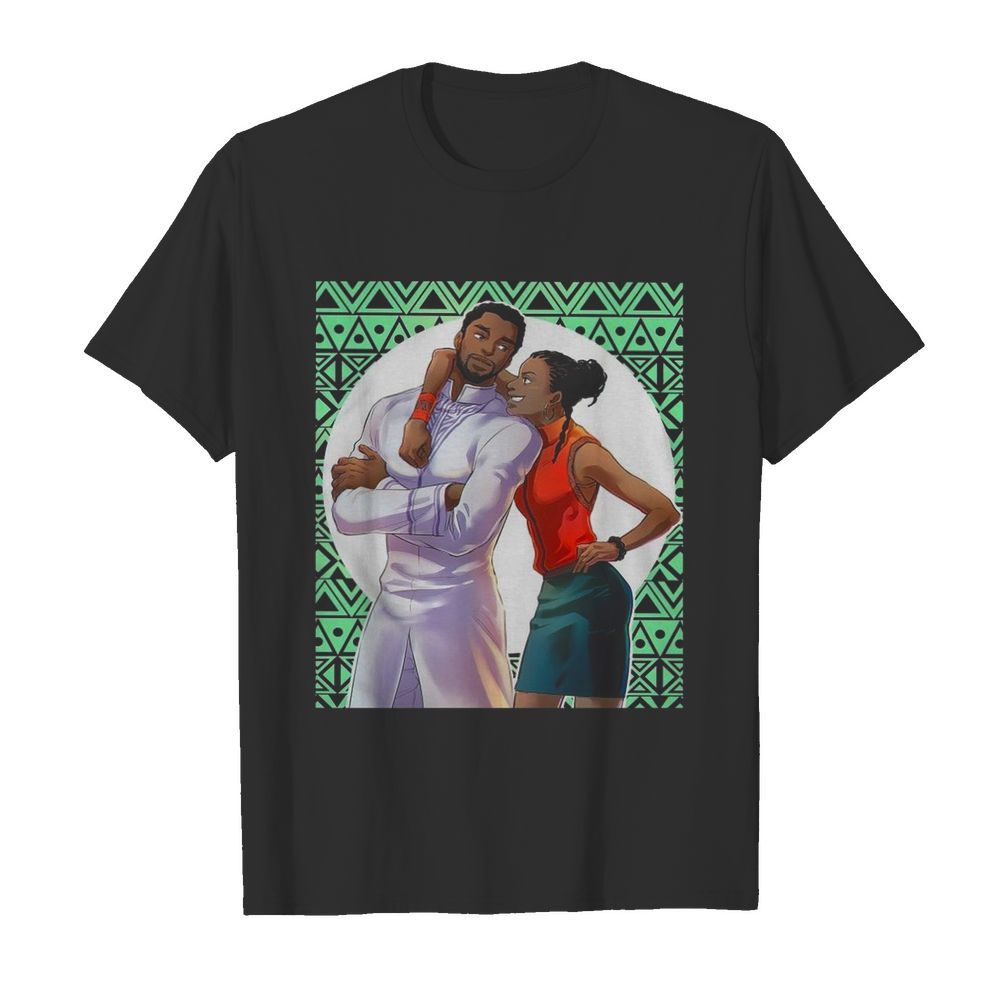 Black Panther Chadwick Boseman and Taylor shirt