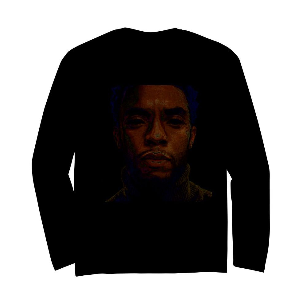 Black panther chadwick rip wakanda  Long Sleeved T-shirt 