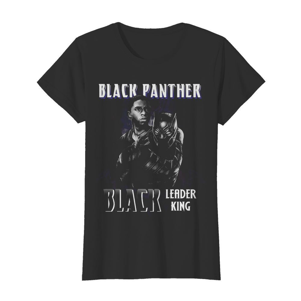 Black panther rip chadwick Boseman black leader king  Classic Women's T-shirt