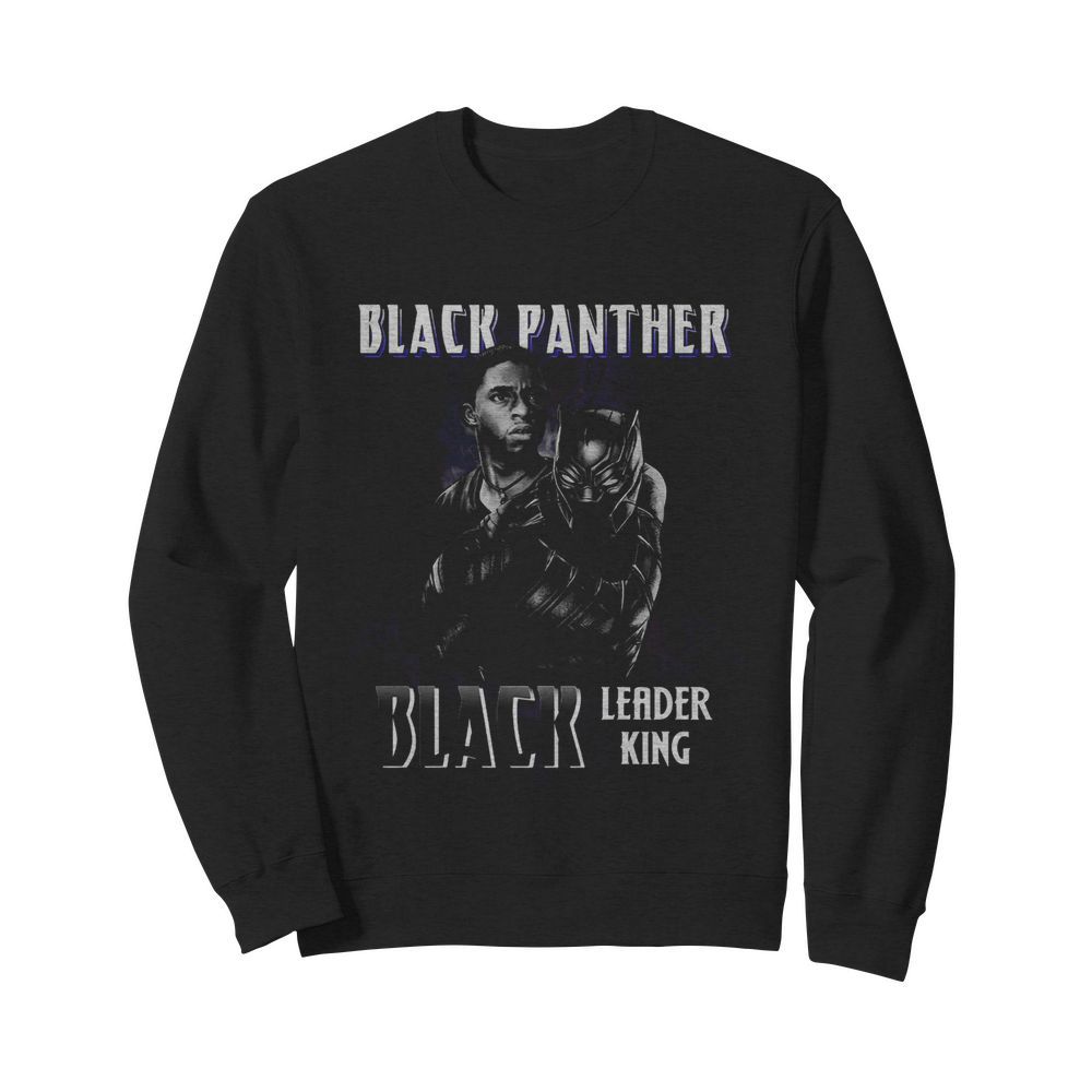 Black panther rip chadwick Boseman black leader king  Unisex Sweatshirt