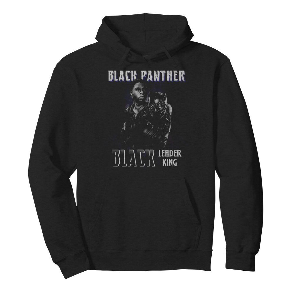 Black panther rip chadwick Boseman black leader king  Unisex Hoodie