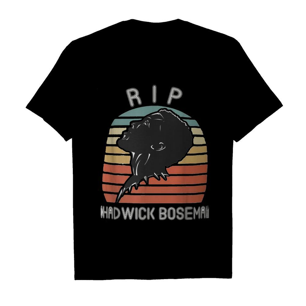 Black panther rip chadwick actor vintage retro shirt