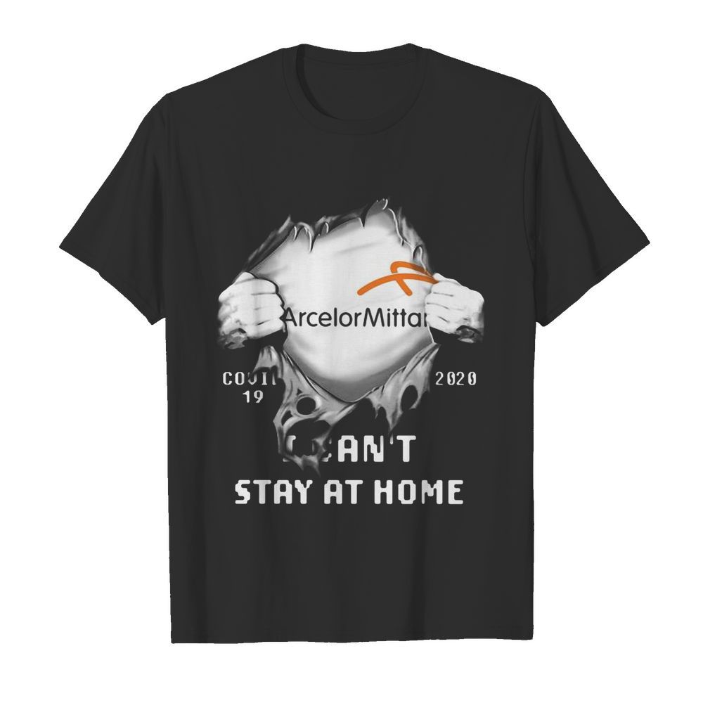 Blood insides arcelormittal covid-19 2020 i can’t stay at home  Classic Men's T-shirt