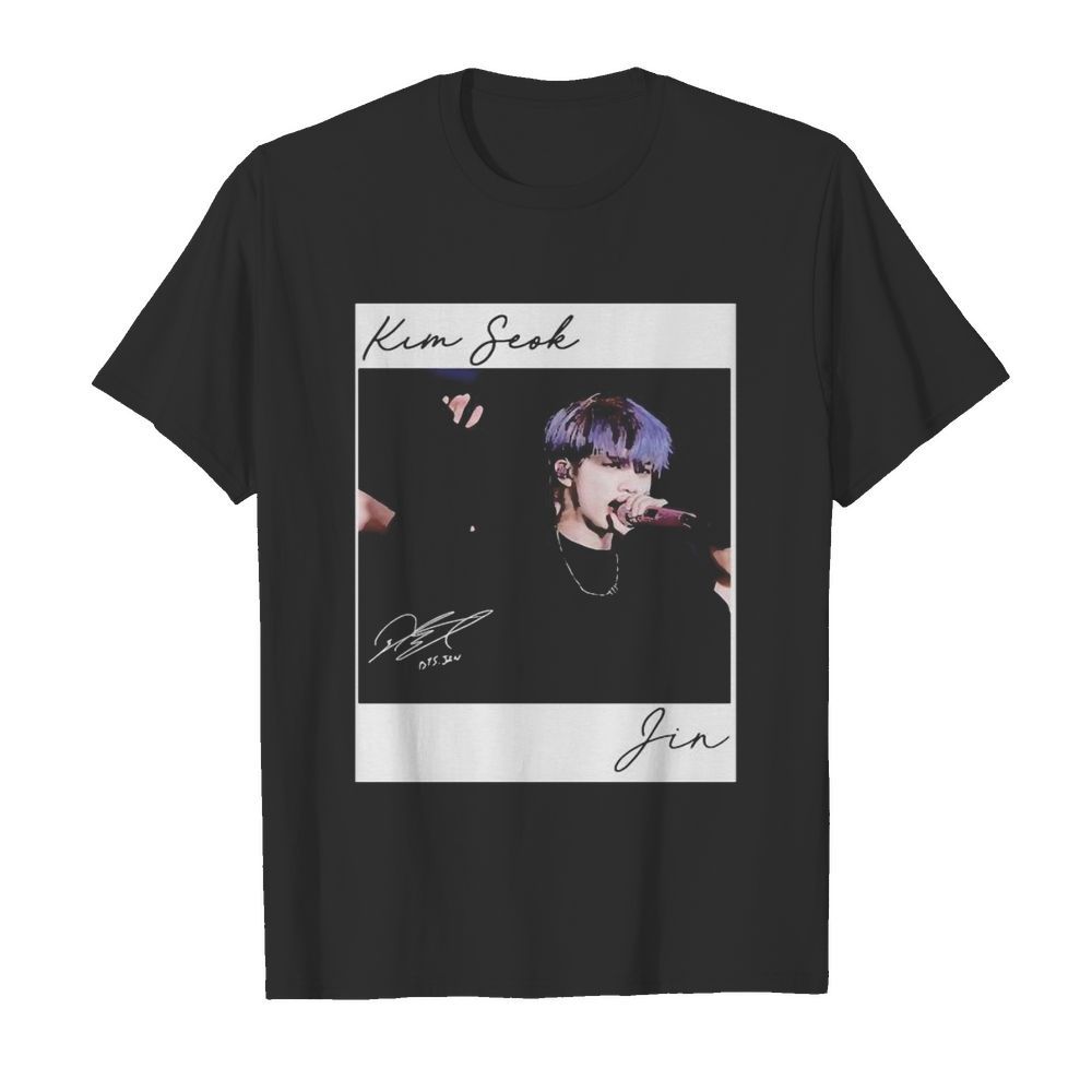 Bts band kim seok jin signature shirt