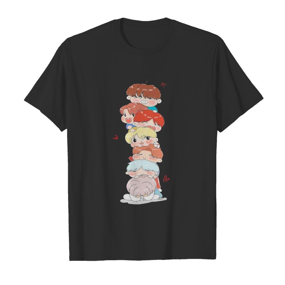 Bts band members chibi hearts  Classic Men's T-shirt