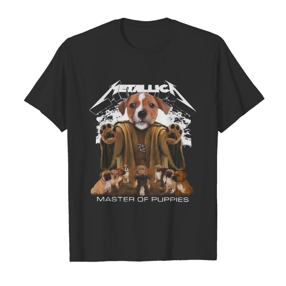 Bull terrier metallica master of puppies shirt