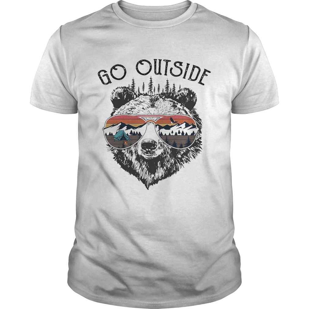 Camping go outside worst case scenario a bear kills you  Unisex