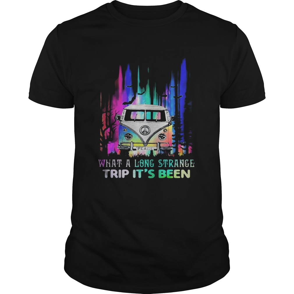 Car Hippie What a long strange trip its been shirt