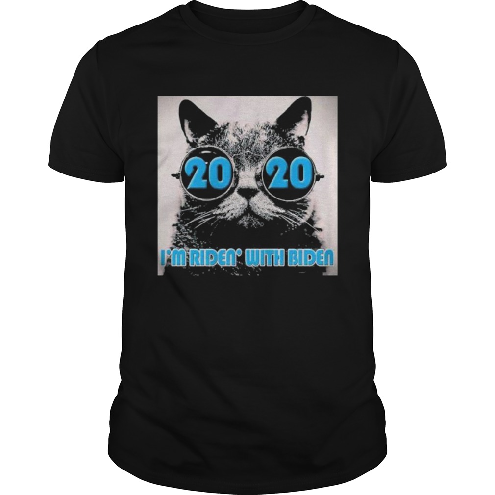 Cat 2020 im ridin with joe biden shirt