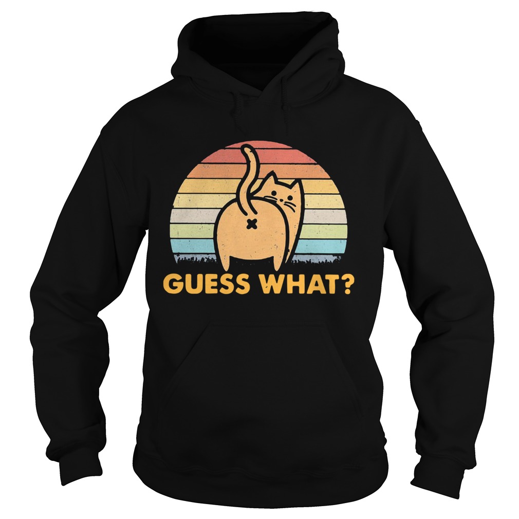 Cat Guess What Vintage  Hoodie