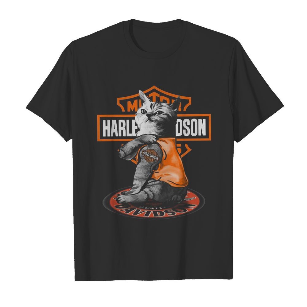 Cat Motor Harley Davidson shirt