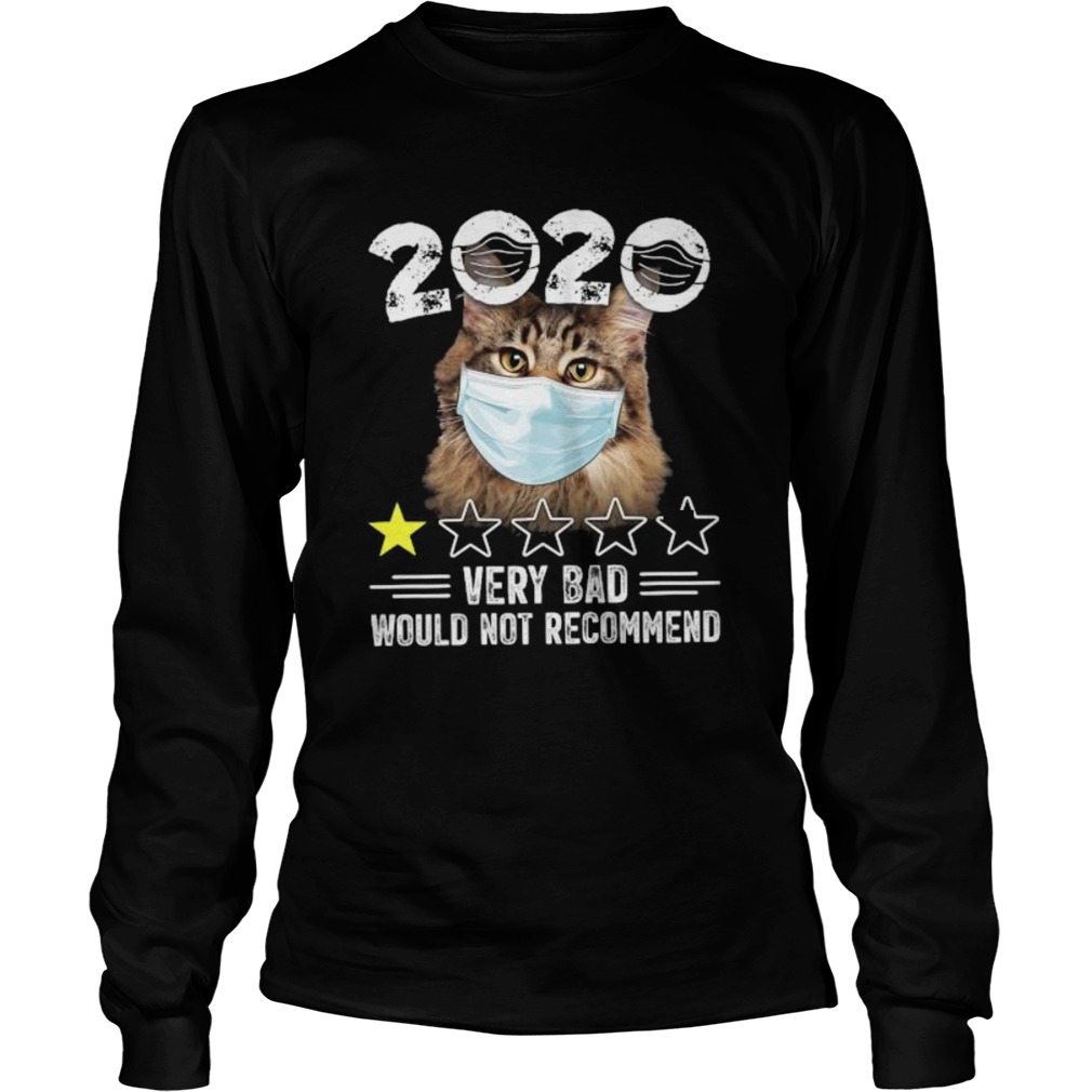 Cat mask 2020 very bad would not recommend star  Long Sleeve