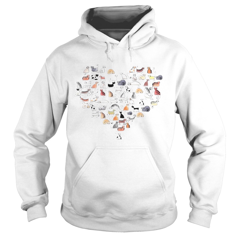 Cats In The Heart  Hoodie