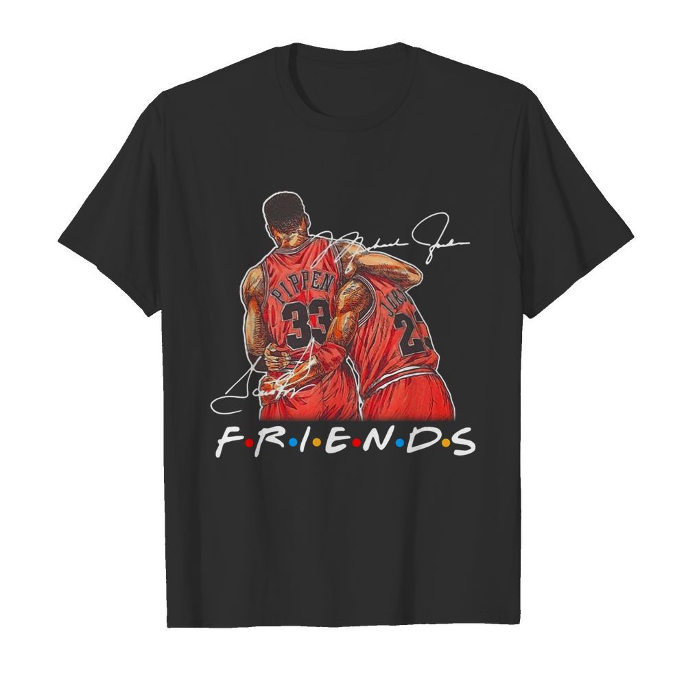 Chicago Bull Michael Jordan And Scottie Pippen Friends Signatures shirt