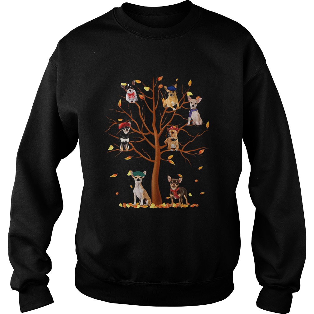 Chihuahua Fall Tree  Sweatshirt