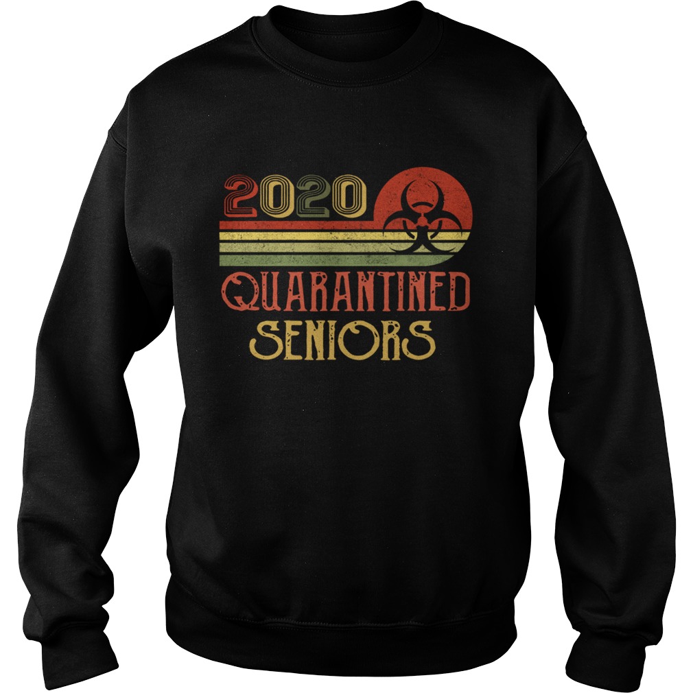 Class Of 2020 Senior Quarantine Graduation Vintage  Sweatshirt