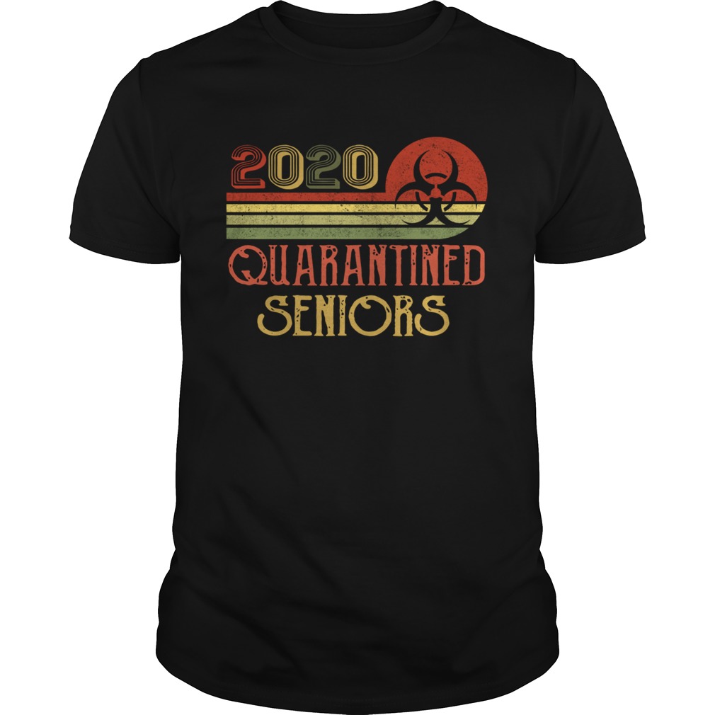 Class Of 2020 Senior Quarantine Graduation Vintage  Unisex