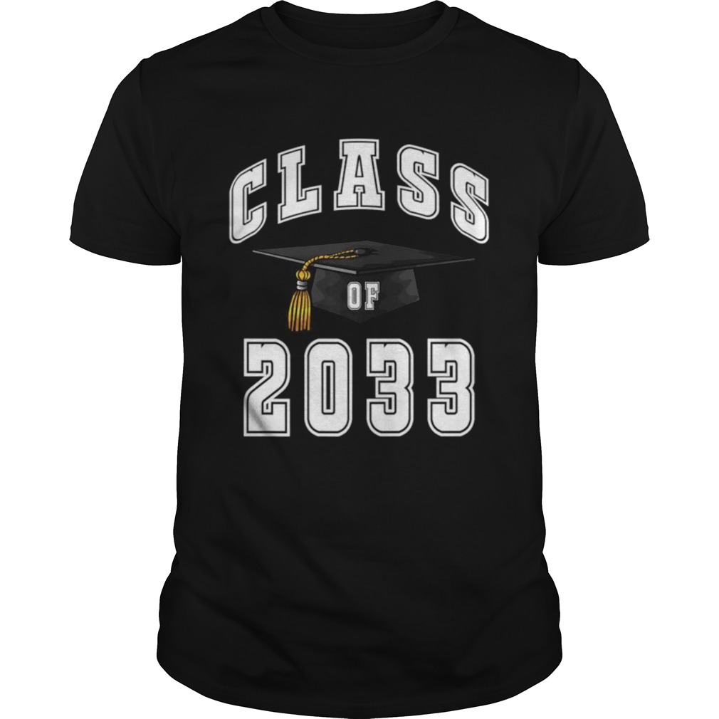 Class of 2033 Grow With Me School First Day Back to School shirt