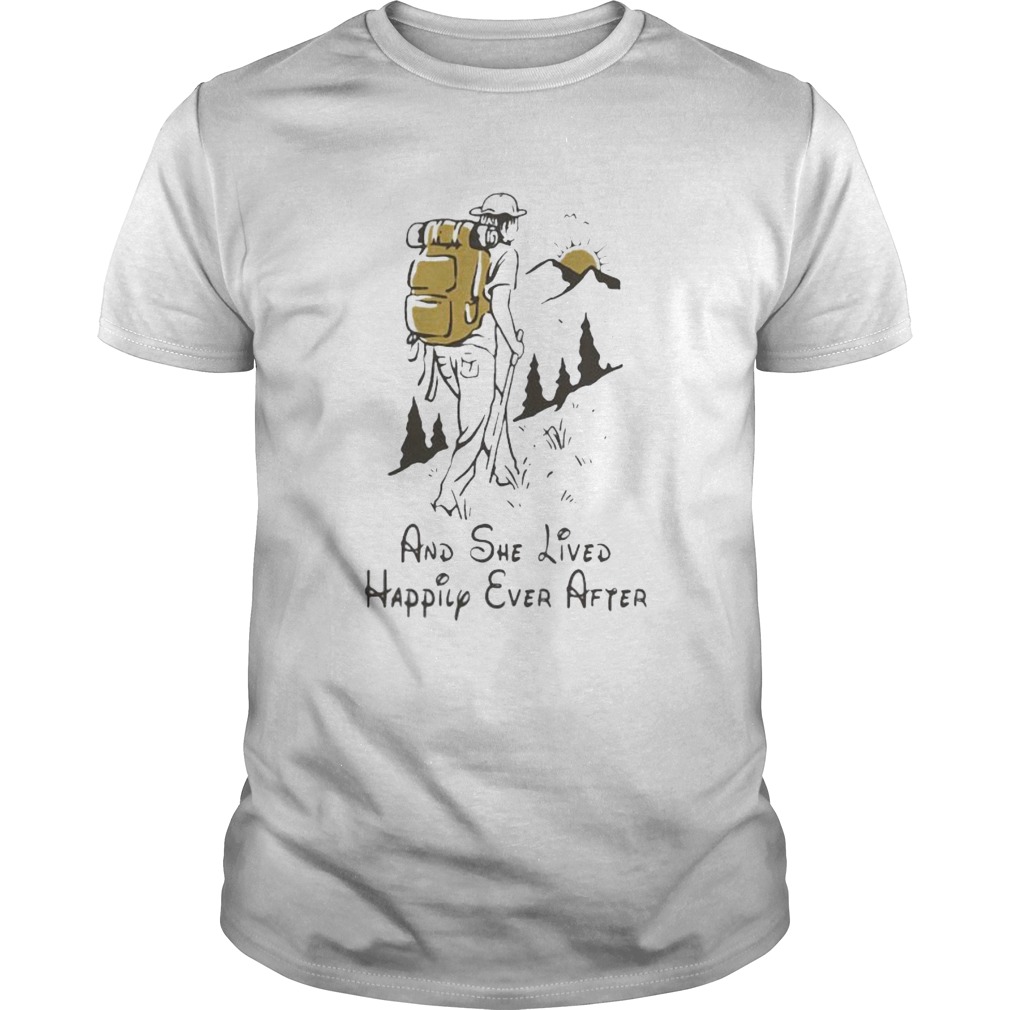 Climb mountain and she lived happily ever after shirt