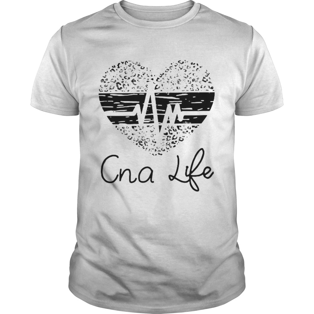 Cna life heartbeat heart leopard  Unisex