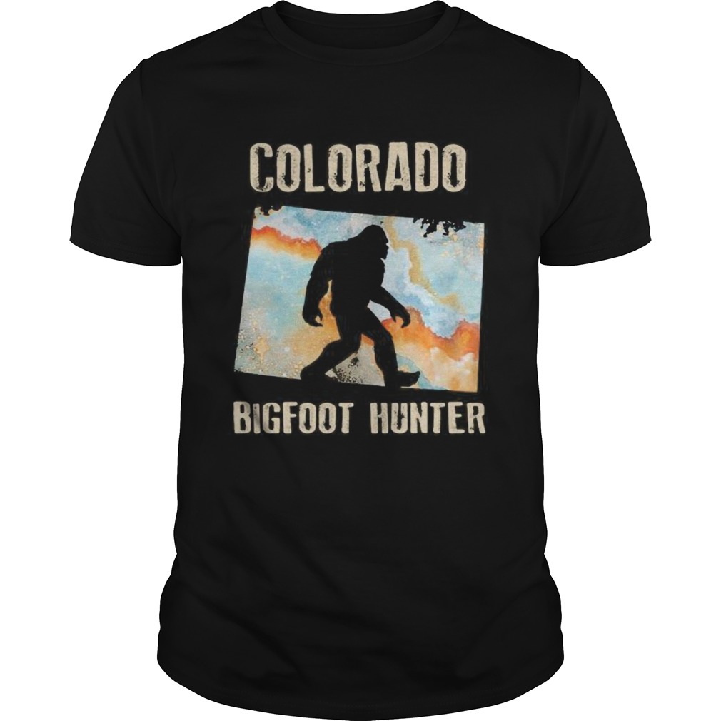 Colorado bigfoot hunter sunset shirt