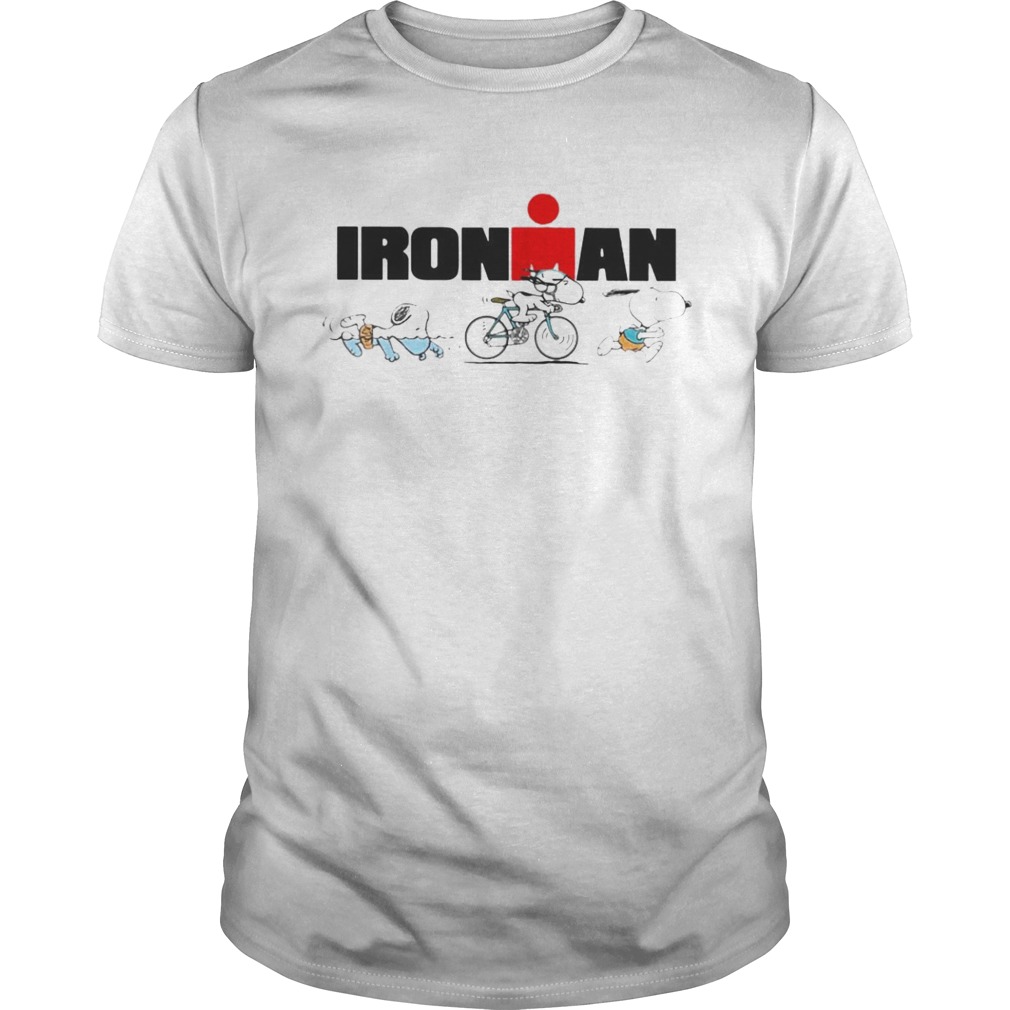 Copy Of Snoopy Ironman Sports Swimming Riding Bike And Running shirt